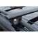 Багажник AMOS ALFA BLACK для Dodge Journey Джип 5дв. 2012г. и по н.в на рейлинги (аэродинамическая черная крыловидная дуга, с замками)