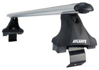 Багажник Atlant (Атлант) для Ford Focus II седан, хэтчбек/универсал 3/4/5-дв. 2005-2011на штатные места (аэродинамическая дуга) Арт. 7001+8827+7017